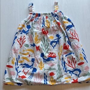 Disney Pixar Luca Seesucker Girls Sundress Mermaids Size 4